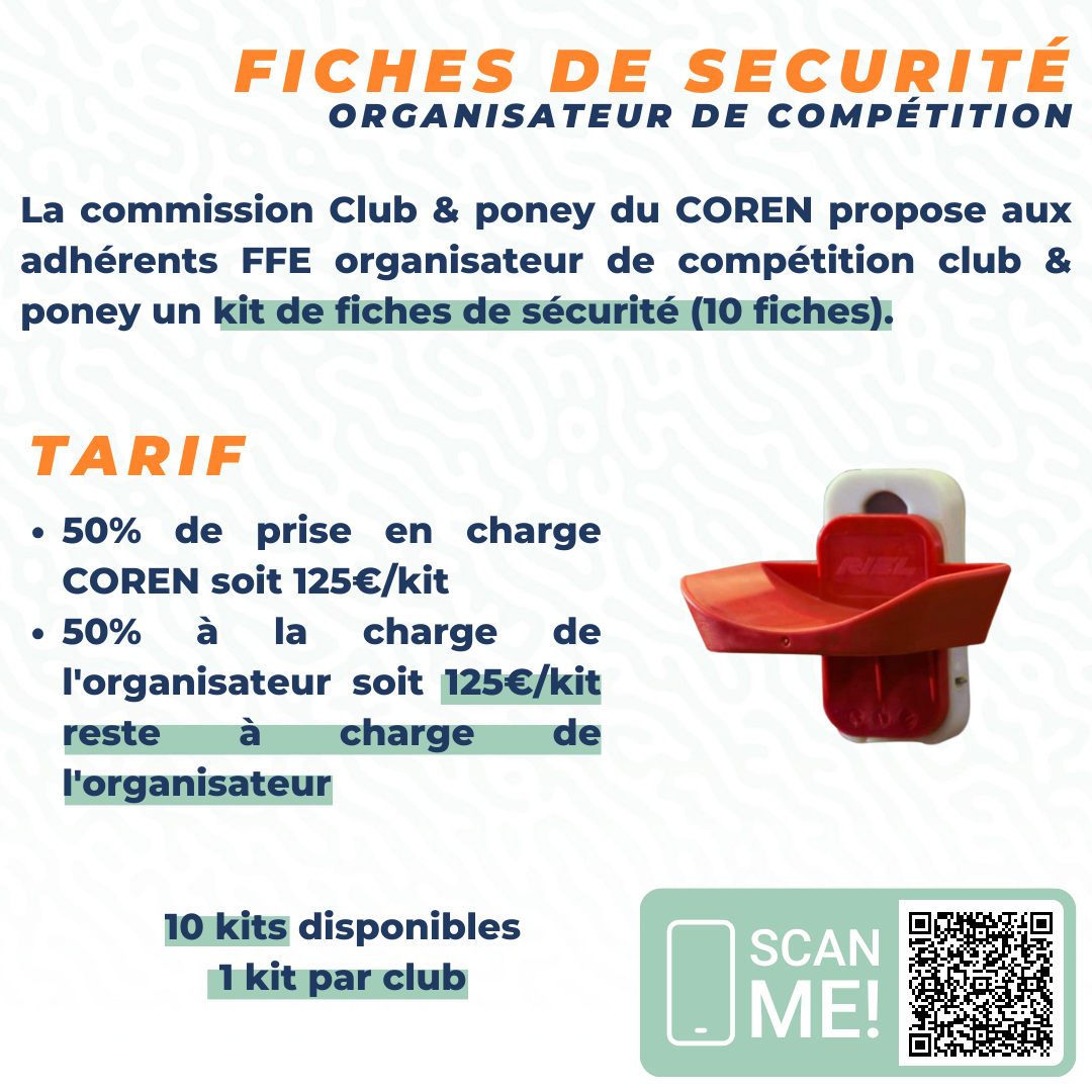 Offre fiche de sécurité organisateur club & poney