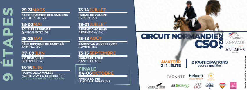 Classements provisoires du Circuit Normandie CSO