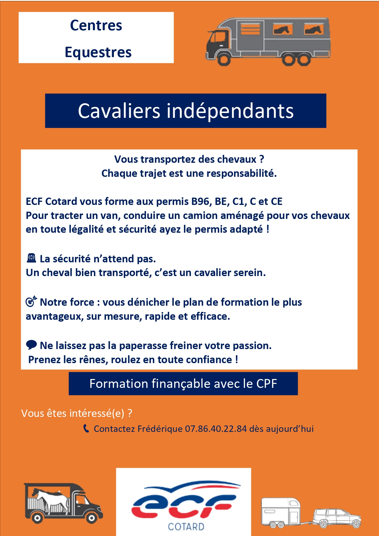 Vous transportez des chevaux ? Chaque trajet est une responsabilité.