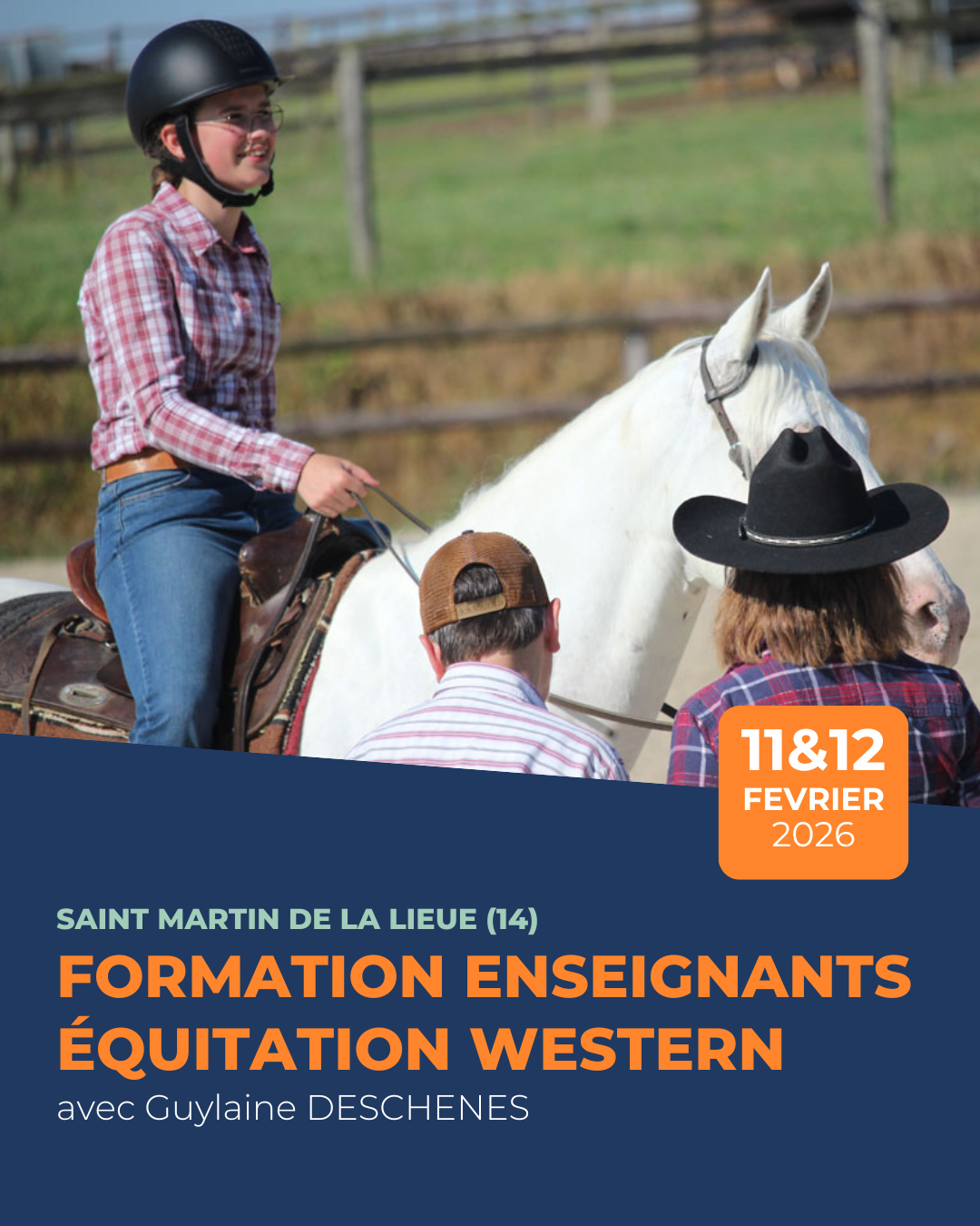 Formation enseignant western avec Guilaine Deschenes