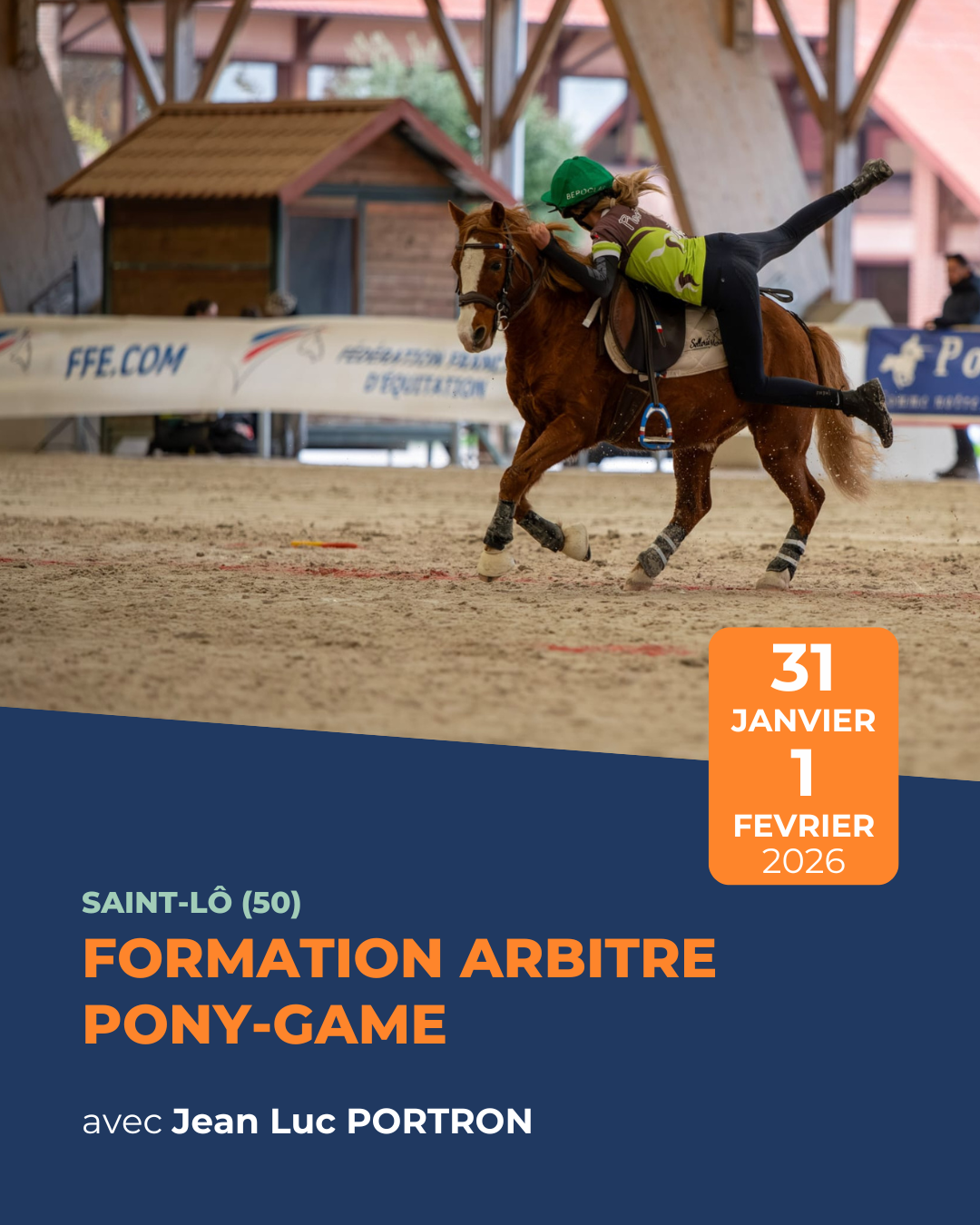 Formation juge/arbitre pony-games avec Pierre Luc PORTRON