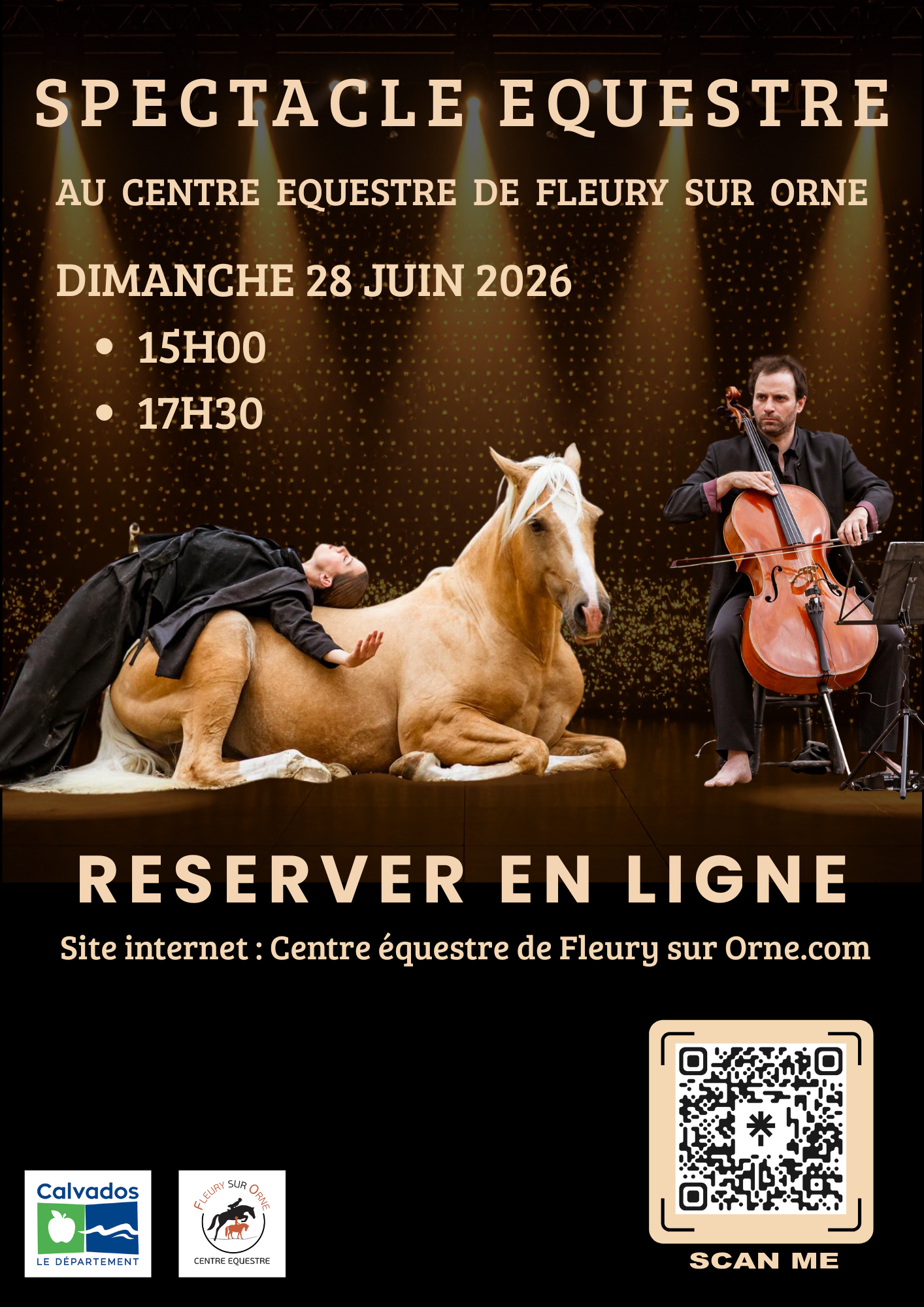 Spectacle équestre compagnie « l&rsquo;art est cabré » à Fleury sur Orne