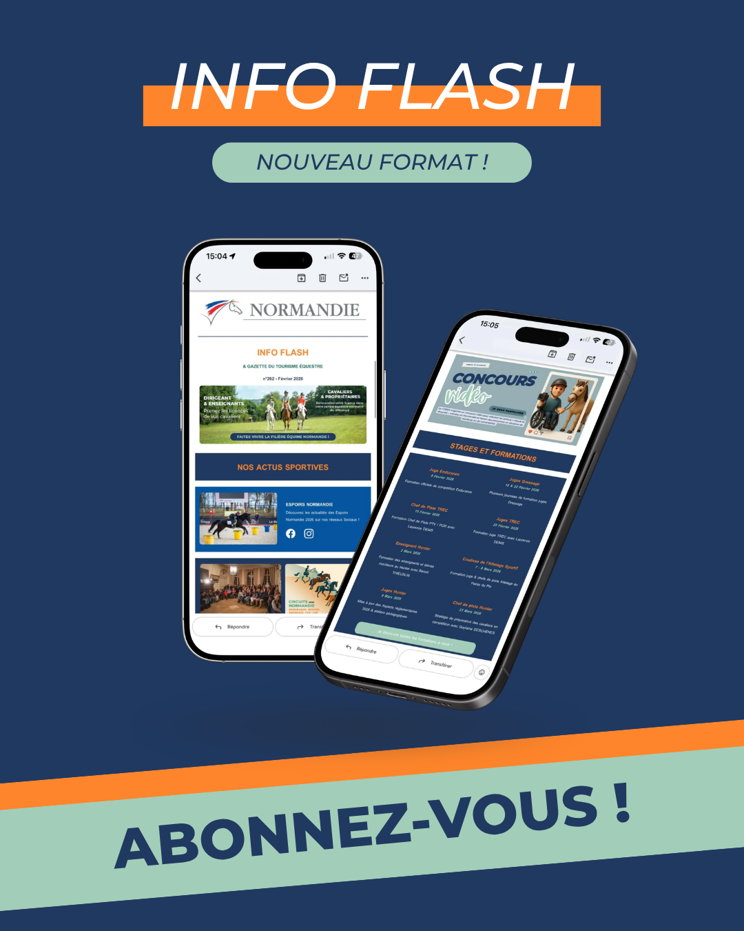 Nouveau format digital – Abonnez-vous à la Newsletter !