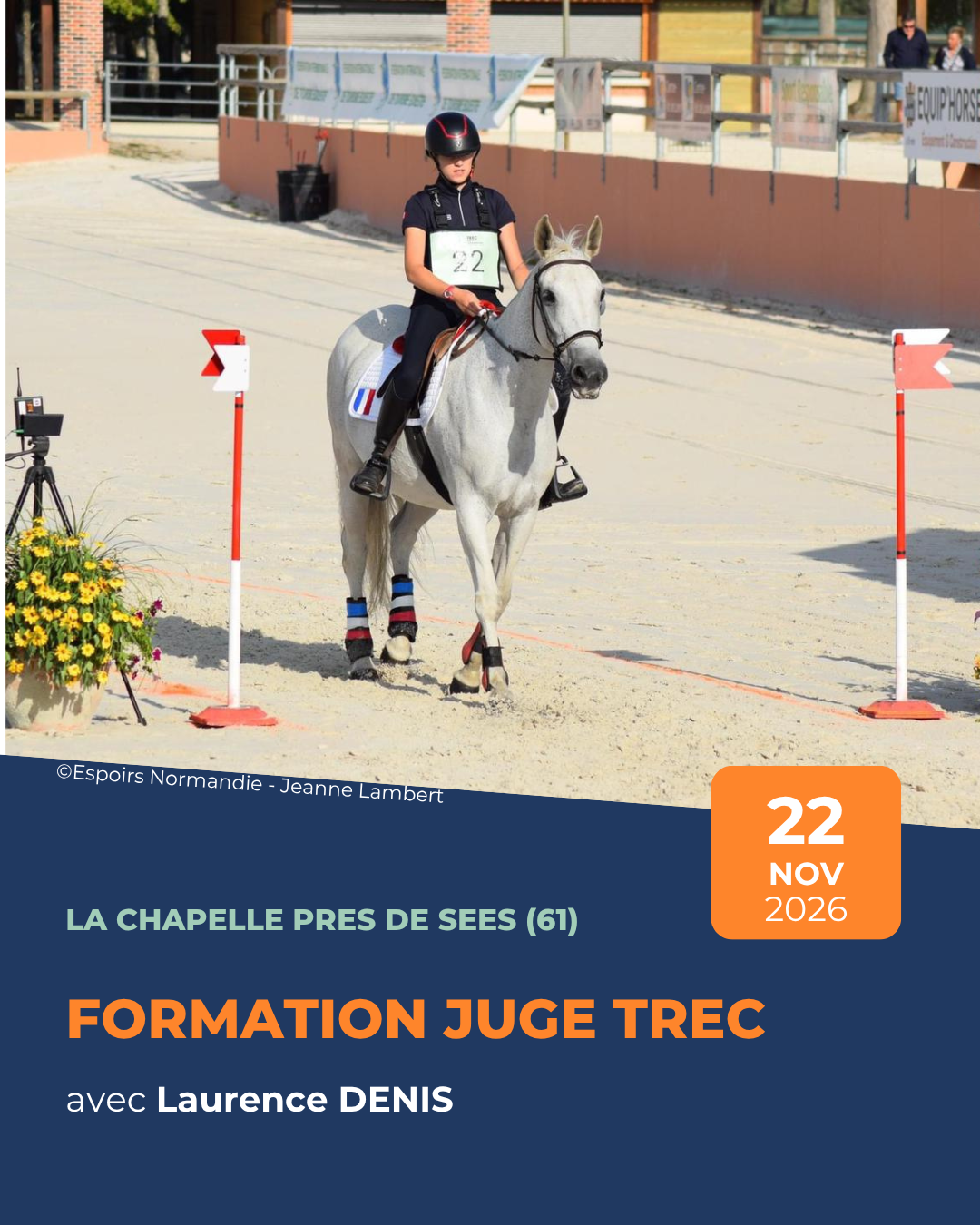 Formation juge TREC avec Laurence Denis 2027